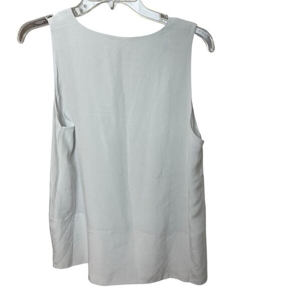 Everlane 100% Silk V-neck Tank, Gray, Career, Cocktails, Evening, Event, S - Picture 6 of 9